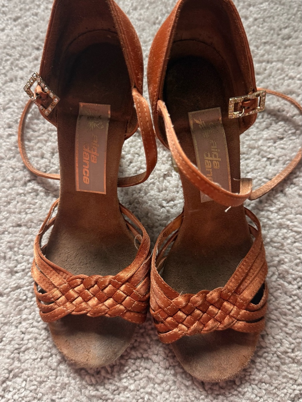 Aida latín salsa ballroom shoes size US 6.5